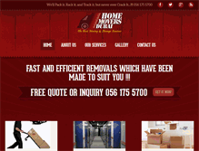 Tablet Screenshot of homemoversdubai.com